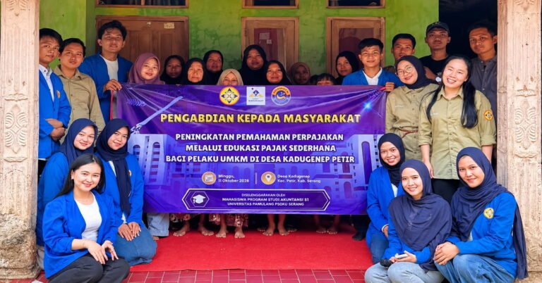 Mahasiswa UNPAM Mengedukasi UMKM di Kadugenep tentang Pajak dan Legalitas Dasar guna Memperluas Peluang Kemitraan