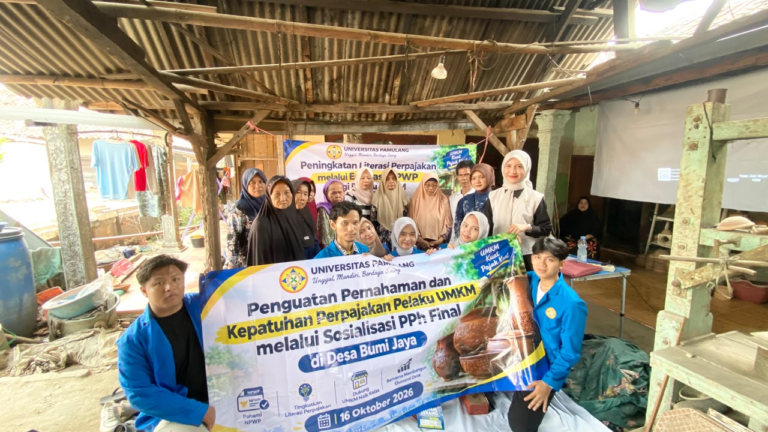Dosen UNPAM Kampus Serang Gelar PKM Sosialisasi PPh Final untuk Tingkatkan Kepatuhan Perpajakan Pelaku UMKM di Kabupaten Serang